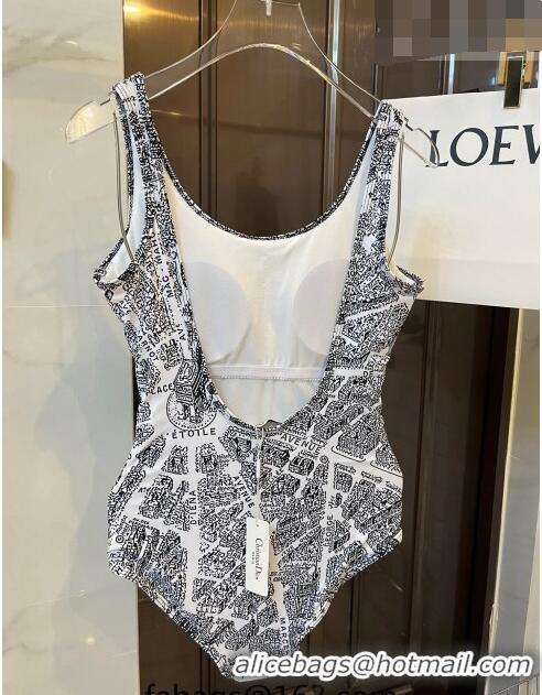 ​Hot Sell Cheap Dior Plan de Paris Swimwear 0510 Black/White 2023