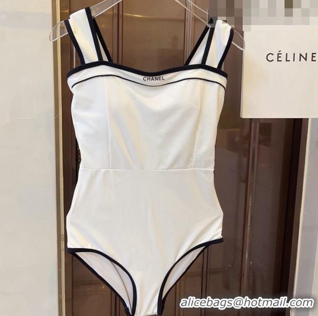 ​Best Quality Chanel Swimwear 051036 White/Black 2023