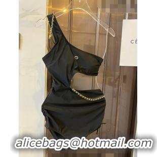 ​Popular Style Chanel Swimwear with Chain 0510 Black 2023