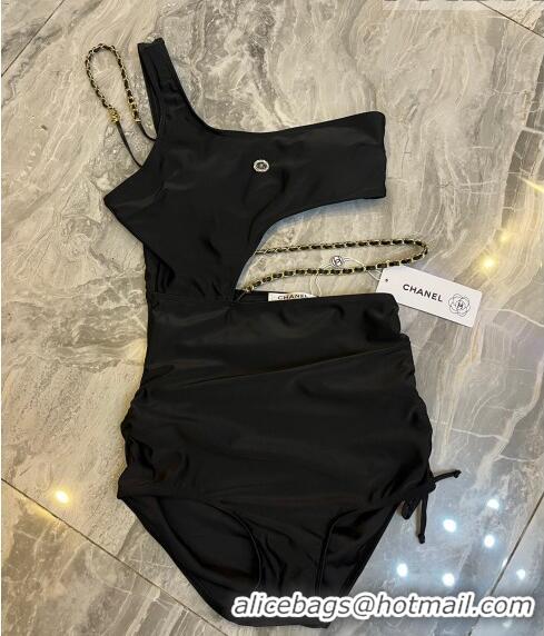 ​Popular Style Chanel Swimwear with Chain 0510 Black 2023