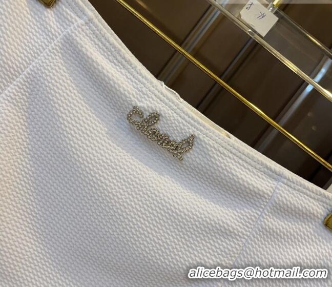 ​Most Popular Chanel Swimwear with Bow 051003 White 2023