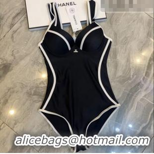 Well Crafted Chanel Swimwear 051009 Black/White 2023