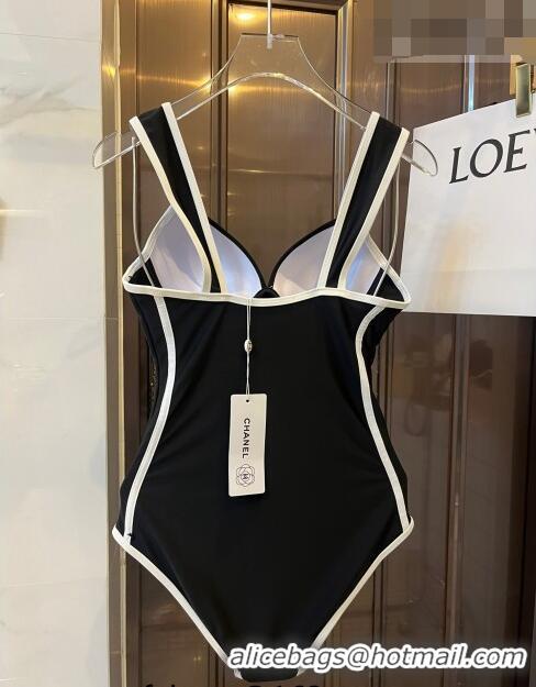 Well Crafted Chanel Swimwear 051009 Black/White 2023