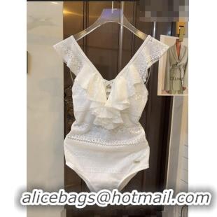 ​Popular Style Dior Lace Swimwear 0510 White 2023