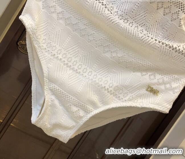 ​Popular Style Dior Lace Swimwear 0510 White 2023