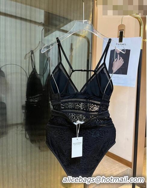 ​Grade Quality Valentino Lace Swimwear 0510 Black 2023