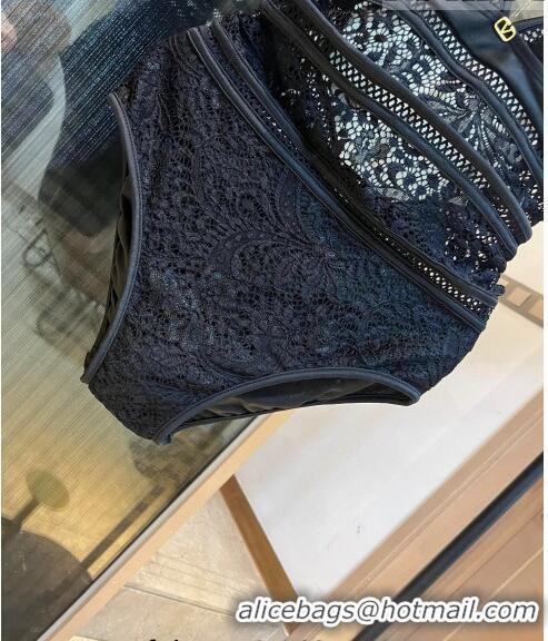 ​Grade Quality Valentino Lace Swimwear 0510 Black 2023