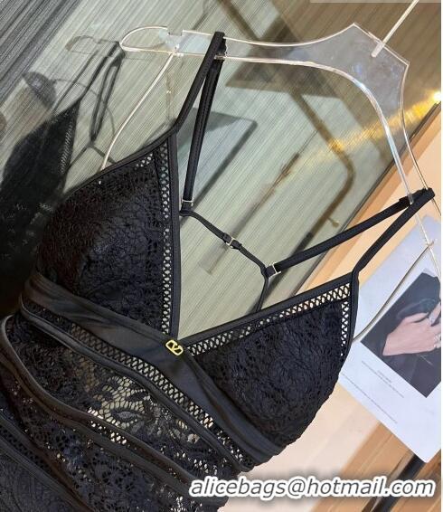 ​Grade Quality Valentino Lace Swimwear 0510 Black 2023