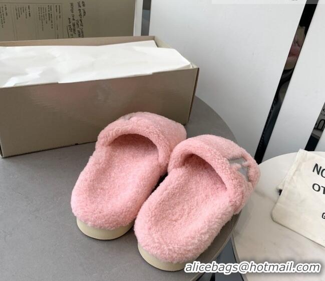 ​Famous Brand Golden Goose GGDB Pool Star Wool Slide Sandals G0155 Pink 2022