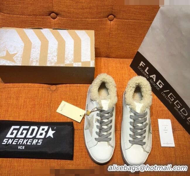 ​Super Quality Golden Goose Super-Star Sneaker in Leather and Suede with Grey Star G0160 White 2022