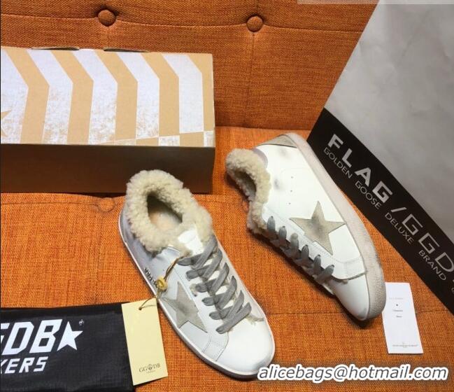 ​Super Quality Golden Goose Super-Star Sneaker in Leather and Suede with Grey Star G0160 White 2022