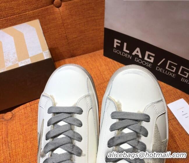 ​Super Quality Golden Goose Super-Star Sneaker in Leather and Suede with Grey Star G0160 White 2022