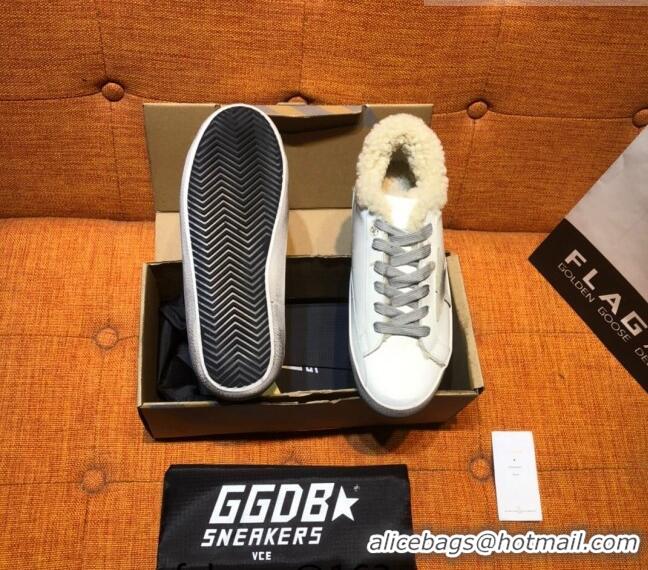 ​Super Quality Golden Goose Super-Star Sneaker in Leather and Suede with Grey Star G0160 White 2022