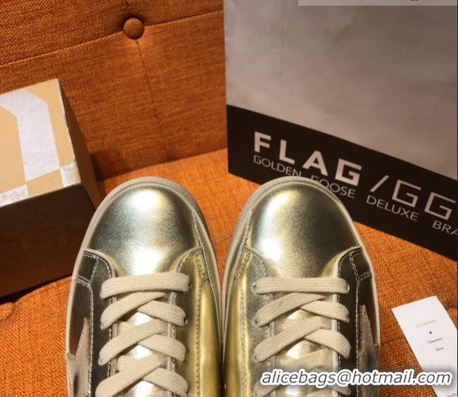 ​Reasonable Price Golden Goose Private EDT Sabots Sneakers in Leather and Shearling G0161 Gold 2022