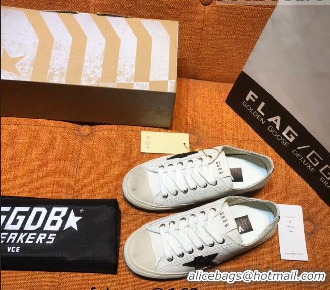 ​Inexpensive Golden Goose Super-Star Calfskin Sneaker with Grey Star G0175 White 2022