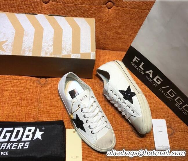 ​Inexpensive Golden Goose Super-Star Calfskin Sneaker with Grey Star G0175 White 2022