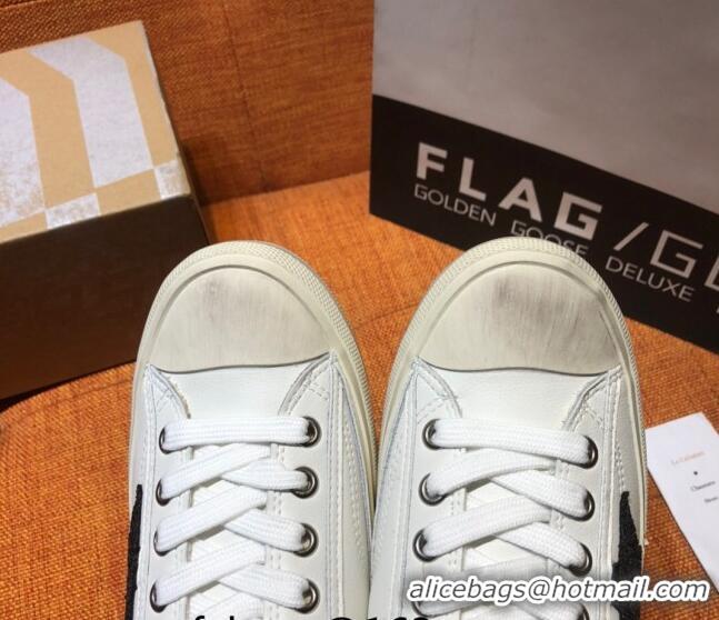 ​Inexpensive Golden Goose Super-Star Calfskin Sneaker with Grey Star G0175 White 2022