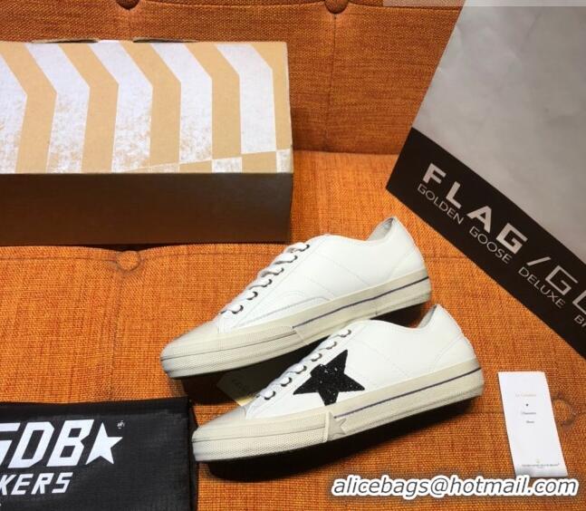 ​Inexpensive Golden Goose Super-Star Calfskin Sneaker with Grey Star G0175 White 2022