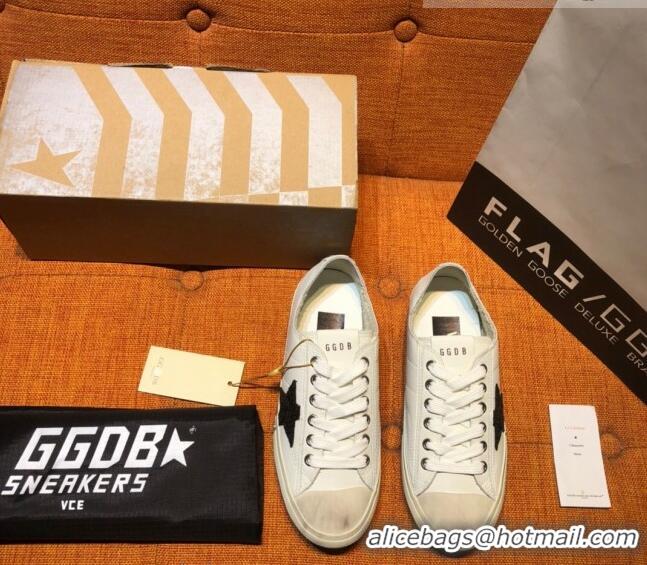 ​Inexpensive Golden Goose Super-Star Calfskin Sneaker with Grey Star G0175 White 2022