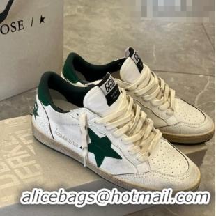 ​Promotional Golden Goose GGDB Ball Star Calfskin Sneaker 0208 White/Green 2023