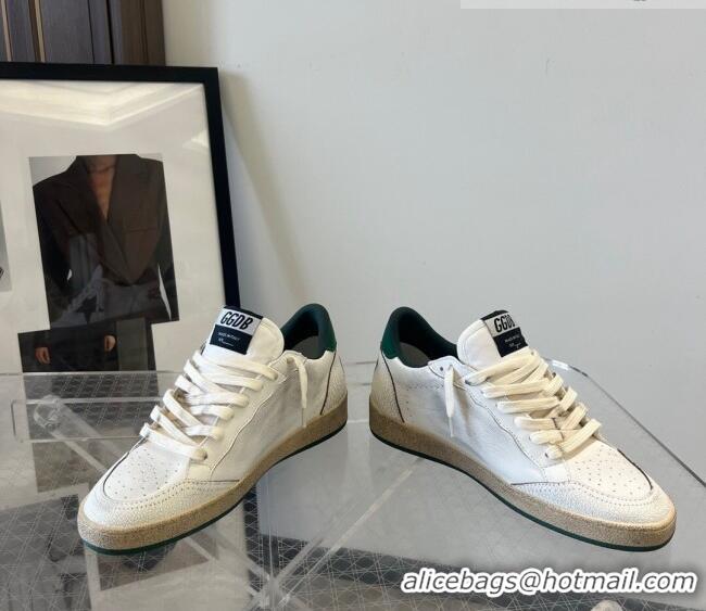 ​Promotional Golden Goose GGDB Ball Star Calfskin Sneaker 0208 White/Green 2023