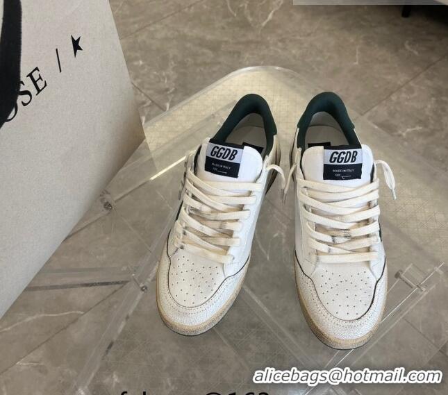 ​Promotional Golden Goose GGDB Ball Star Calfskin Sneaker 0208 White/Green 2023