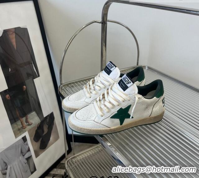 ​Promotional Golden Goose GGDB Ball Star Calfskin Sneaker 0208 White/Green 2023