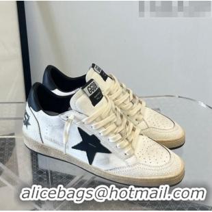 ​Top Grade Golden Goose GGDB Ball Star Calfskin Sneaker 0208 White/Black 2023