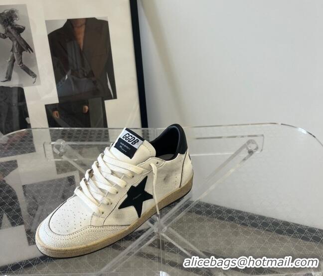 ​Top Grade Golden Goose GGDB Ball Star Calfskin Sneaker 0208 White/Black 2023