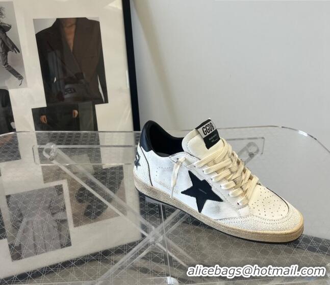 ​Top Grade Golden Goose GGDB Ball Star Calfskin Sneaker 0208 White/Black 2023