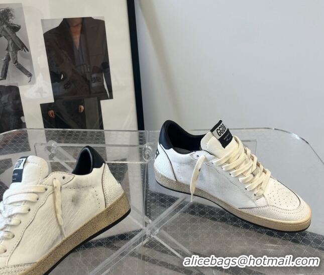 ​Top Grade Golden Goose GGDB Ball Star Calfskin Sneaker 0208 White/Black 2023