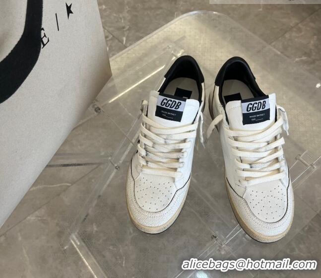 ​Top Grade Golden Goose GGDB Ball Star Calfskin Sneaker 0208 White/Black 2023