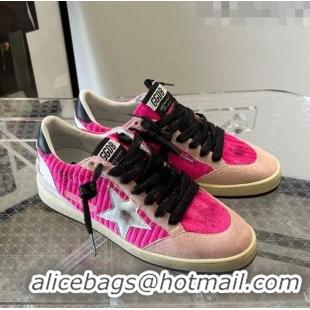 Promotional Golden Goose GGDB Ball Star Sneaker in 0811 Pink Fabric 2023