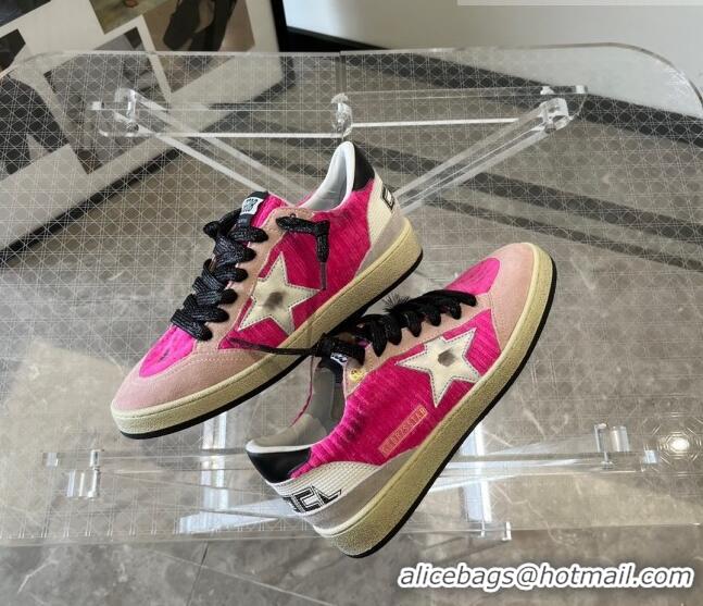 Promotional Golden Goose GGDB Ball Star Sneaker in 0811 Pink Fabric 2023