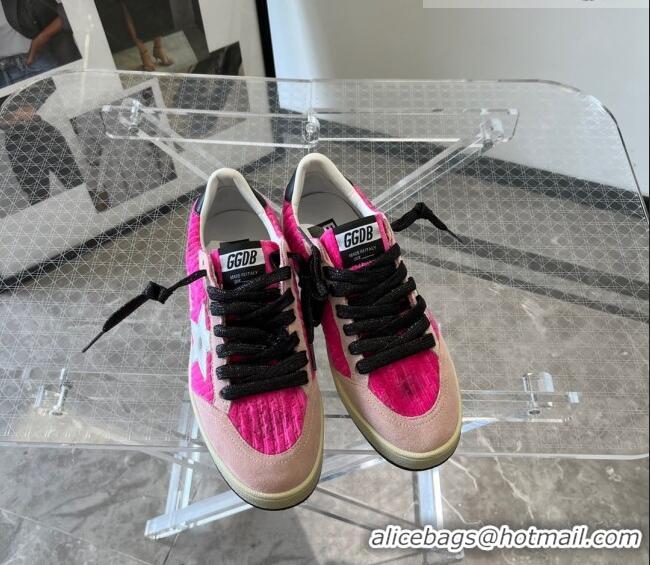 Promotional Golden Goose GGDB Ball Star Sneaker in 0811 Pink Fabric 2023