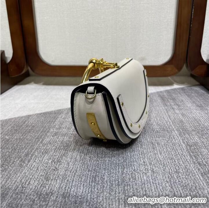 Discount Chloe Nile Bracelet Minaudiere Original Leather 6020 White