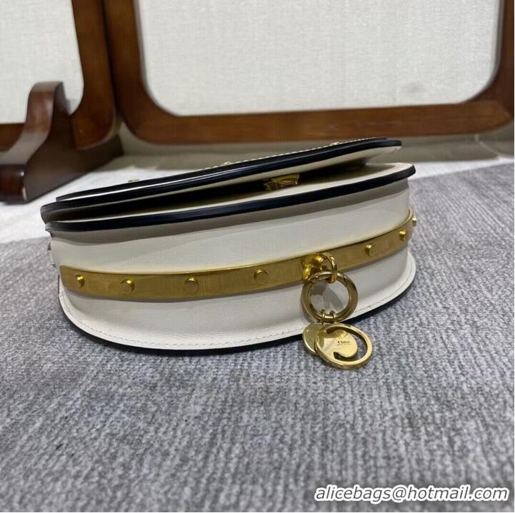 Discount Chloe Nile Bracelet Minaudiere Original Leather 6020 White