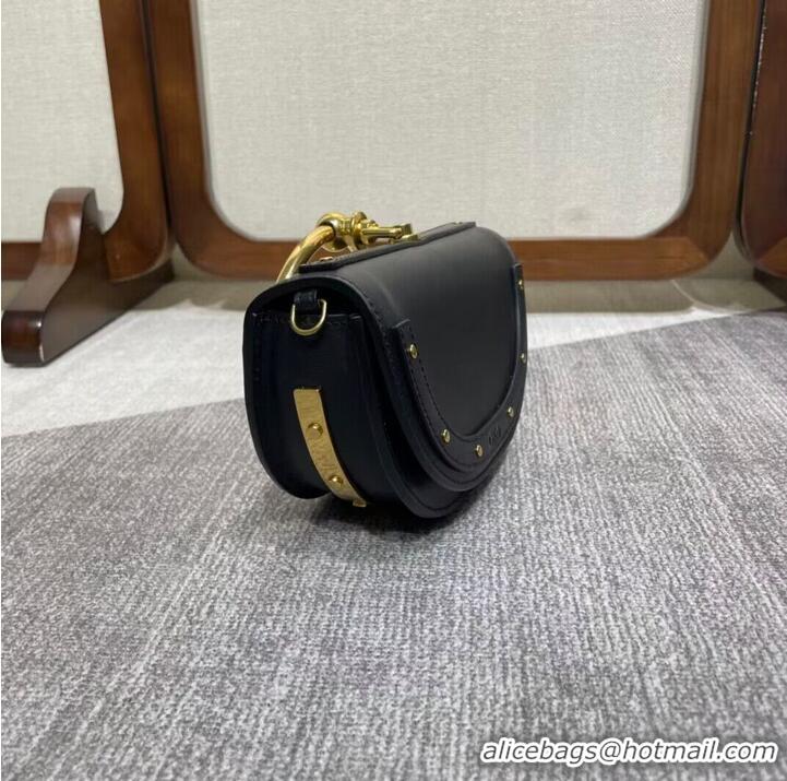 Good Product Chloe Nile Bracelet Minaudiere Original Leather 6020 Black