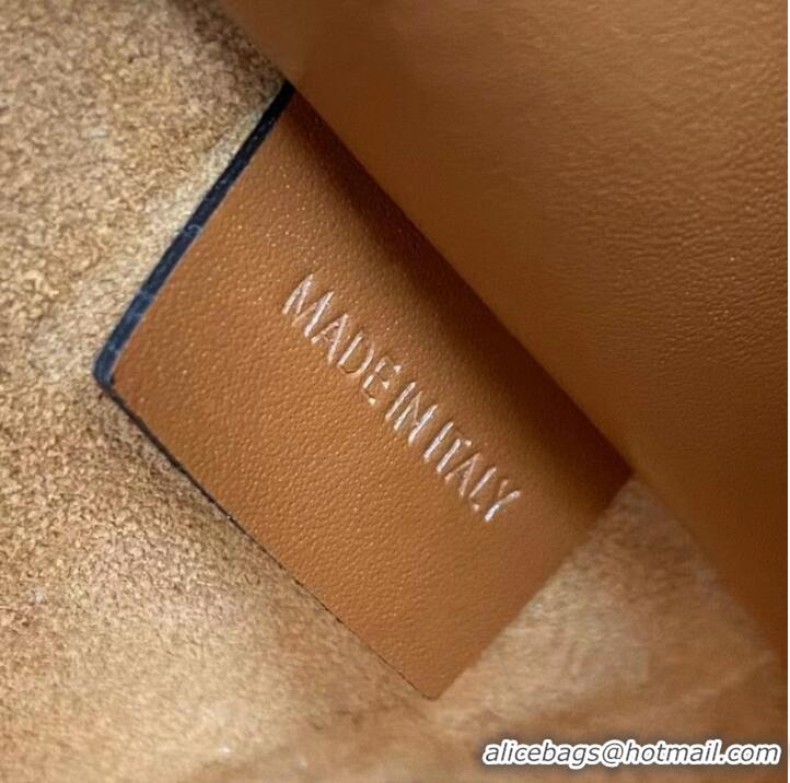 Promotional Celine CLUTCH WITH CHAIN IN TRIOMPHE LAMBSKIN 100382 TAN