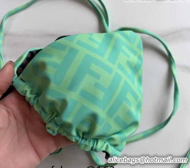 ​Grade Promotional Fendi FF Swimwear 0510 Green 2023