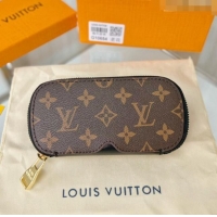 Top Quality Louis Vuitton GM Sunglasses Case/Pouch Monogram Canvas 2022 GI0633