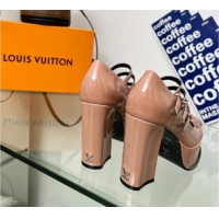 Unique Style Louis Vuitton Fame Platform Pump 11.5cm Patent Leather Nude 322021