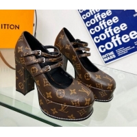 Classic Louis Vuitton Fame Platform Pump 11.5cm Monogram Canvas 0322023