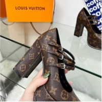 Classic Louis Vuitton Fame Platform Pump 11.5cm Monogram Canvas 0322023