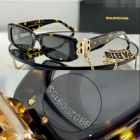 Well Crafted Balenciaga Sunglasses BB0096 Black/Yellow 2023