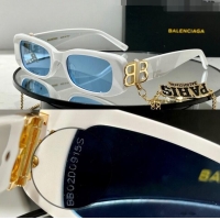 Good Looking Balenciaga Sunglasses BB0096 White 2023