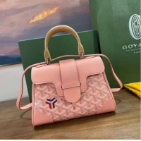 Top Grade Goyard New Design Saigon Tote Bag With Shoulder Strap Mini 8942 Cherry Red