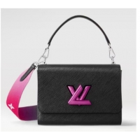 Discount Louis Vuitton Epi Leather Twist MM M59416 black