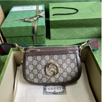 Most Popular Gucci Blondie GG mini bag 724599 brown