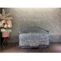 Famous Brand VALENTINO LOCO Imitation crystal handbag 0K30-7